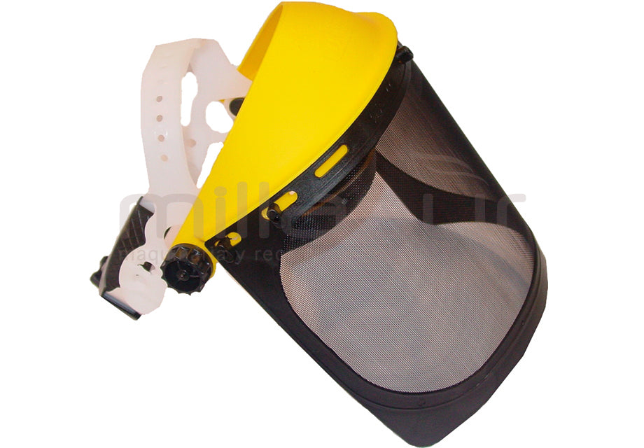 Pantalla protección facial metálica