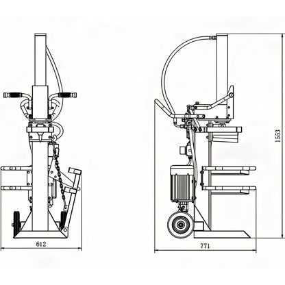 Astilladora de Leña  ANOVA RLT15GC