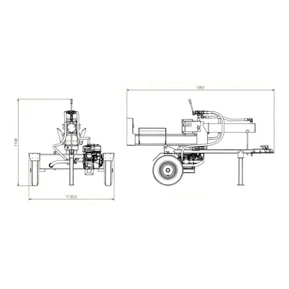 Astilladora de leña FANTON LS22T-650 POL
