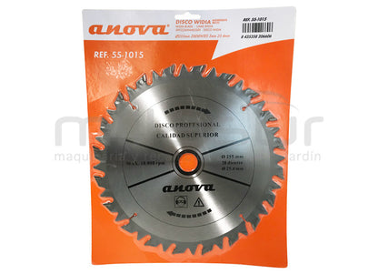 Disco Widia 255 ANOVA