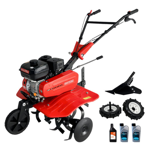 Motoazada Roteco Europa 900 (con fresas, kit de aporcador, ACEITES y ruedas)